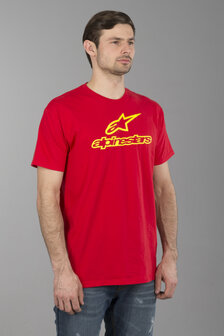 Alpinestars always tee red black