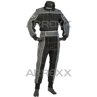 Arroxx overall katoen  Zwart / grijs