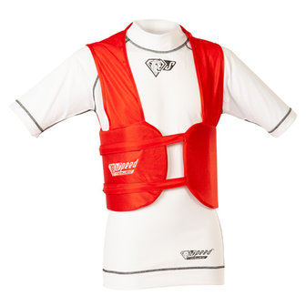 Speed rib vest rood