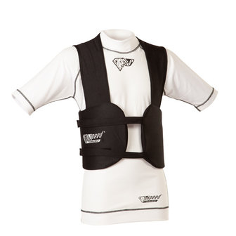 Speed rib vest zwart