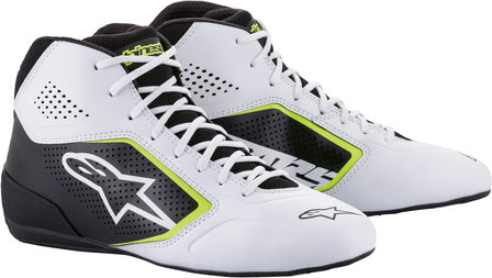 Alpinestars Tech-1 K V2 Start Wit / zwart / fluor geel