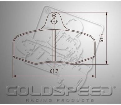 Goldspeed remblokset intrepid evo 3 achter