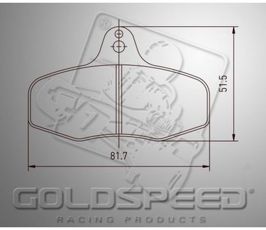 Goldspeed remblokset intrepid evo 3 achter