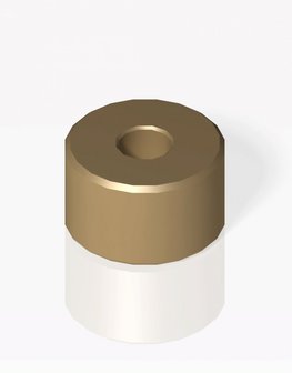 IPK Stoelbus aluminium 30x18MM