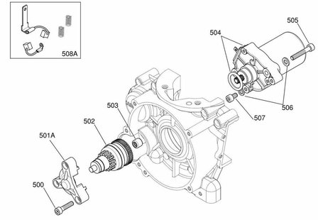 Iame X30/ 60CC Swift bendix lager