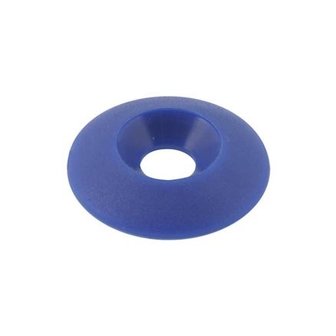 Plastic verzonken stoelring M8 Blauw