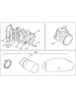 Iame X30 carburateur pakking