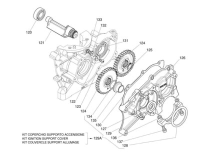 Iame X30 balansas  lager ring M5