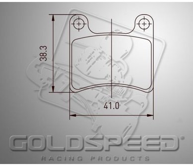 Goldspeed remblokset IPK/ Intrepid front