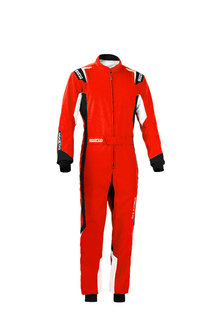 Sparco thunder overall kids rood