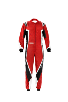 Sparco kerb overall rood