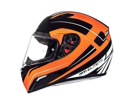 MT Helmets Mungello marker zwart / oranje