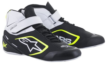 Alpinestars Tech 1 K V2 shoes Zwart / wit  / fluor geel