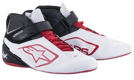 Alpinestars Tech 1 K V2 shoes Wit / zwart / rood