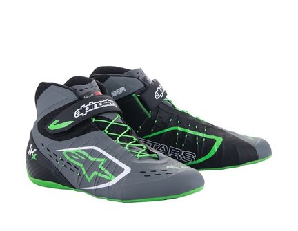 Alpinestars Tech-1 KX V2 Zwart / donker grijs / fluor groen