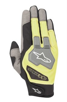 Alpinestars Engine gloves (monteur / sim racen) zwart / fluor geel