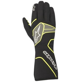 Alpinestars tech 1 race V2 Fia Gloves zwart / fluor geel