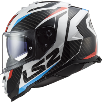 LS2 FF800 Storm racer glans blauw / rood / wit