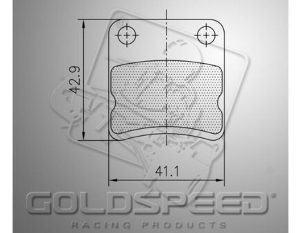 Goldspeed remblok set Parolin mini / falcon / KR