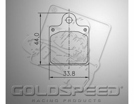 Goldspeed remblok set Type CRG / Zanardi
