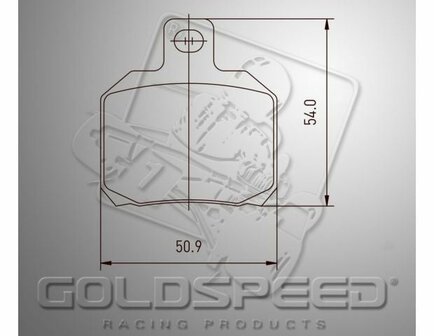 Goldspeed remblok set CRG TYPE &gt; 03 REAR (14184)