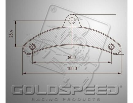 Goldspeed remblok set BIREL TYPE &gt; 01 FRONT (14185)