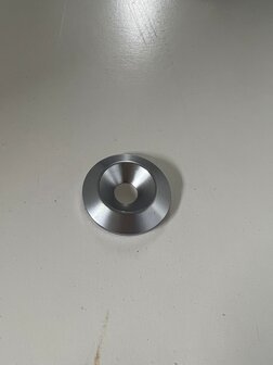 LenzoKart Verzonken ring aluminium M8 zilver