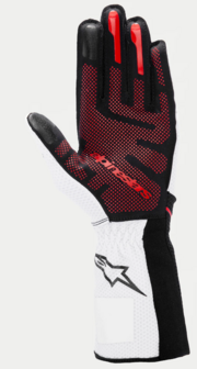 Alpinestars Tech 1-KX V4 Zwart / Rood / wit (FIA- KARTING)