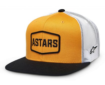 Alpinestars Framed trucker pet Goud / zwart / wit