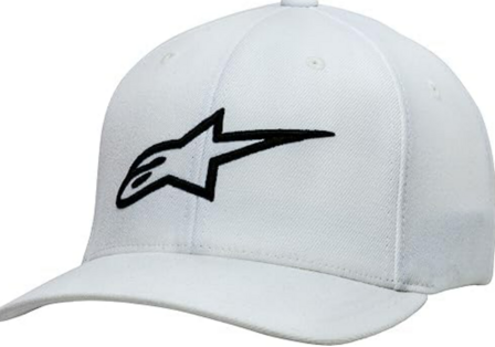 Alpinestars agelless curve pet wit / zwart