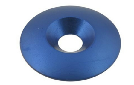 Aluminium verzonken ring M8 x 34 MM blauw