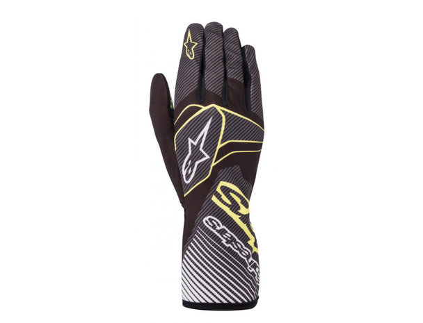 Alpinestars Tech 1-K V2 glove zwart / lime green