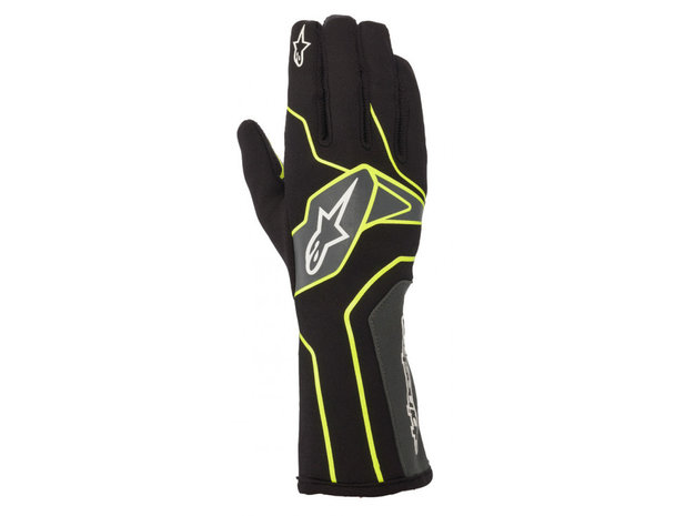 Alpinestars Tech 1-K V2 glove zwart / fluor geel