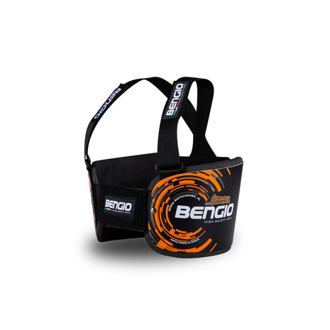 Bengio bumper rib beschermer zwart/fluor oranje