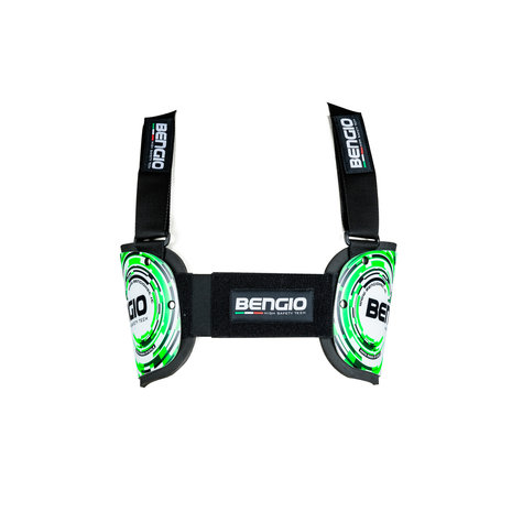 Bengio bumper rib beschermer wit/ groen