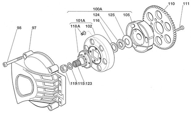 Iame X30 Koppeling ring