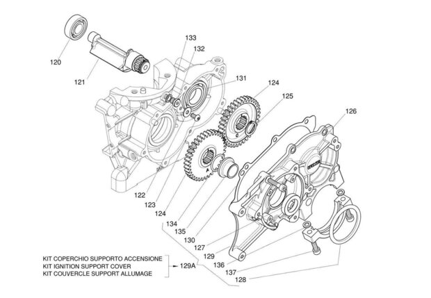 Iame X30 balansas  lager ring M5