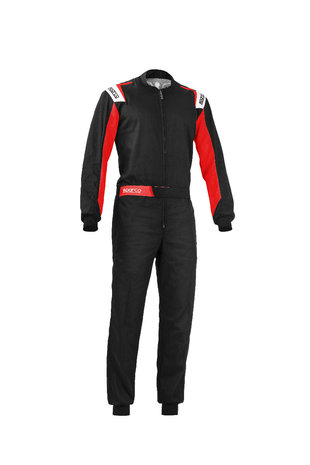 Sparco Rookie overall zwart/rood