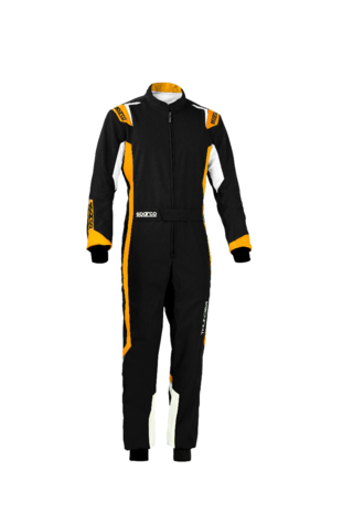 Sparco thunder overall zwart/oranje