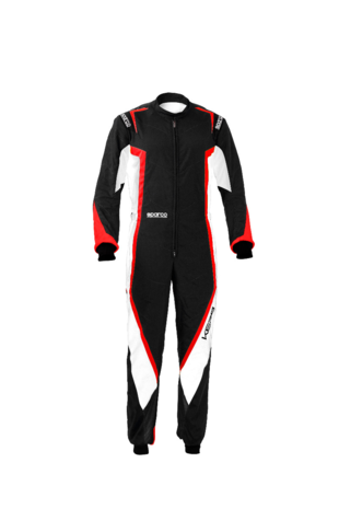 Sparco kerb overall zwart/rood/wit
