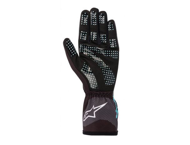 Alpinestars Tech 1-K glove zwart/turqoise