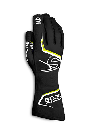 Sparco Arrow kart handschoenen zwart/geel