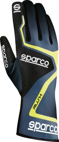 Sparco Rush kart handschoenen grijs / fluor geel