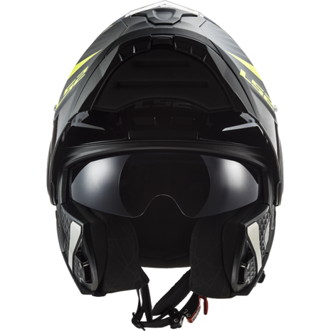 LS2 FF902 Scope systeem helm zwart/fluor geel