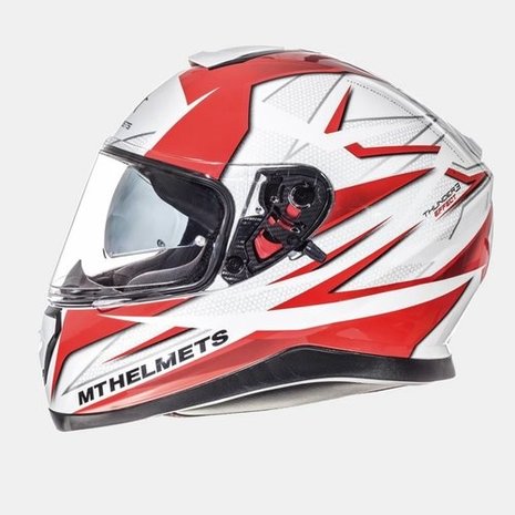 MT helmets Thunder 3 Wit rood