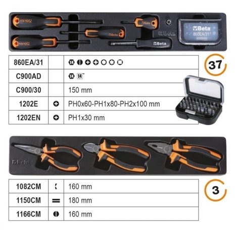 Beta Gereedschapskist 91 Delig