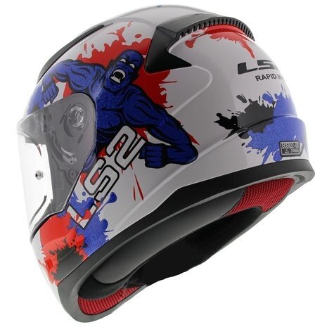 LS2 FF353 Rapid mini Kids helm monster