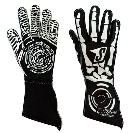Speed handschoenen Misano G-1 Zwart/ wit