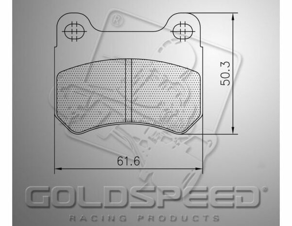 Goldspeed remblok set PCR / K4A type