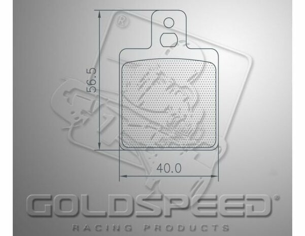 Goldspeed remblok set Brembo / Sodi Kart